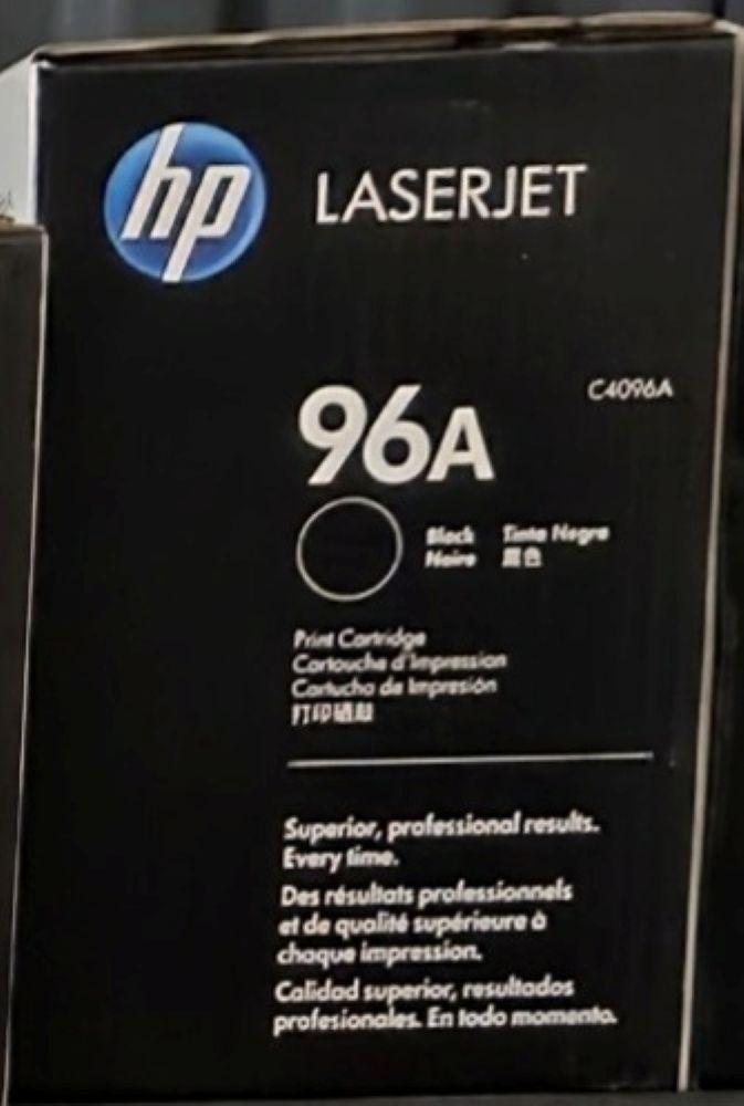 HP Genuine 96A C4096A Black Laser Toner Cartridge for LaserJet 2100