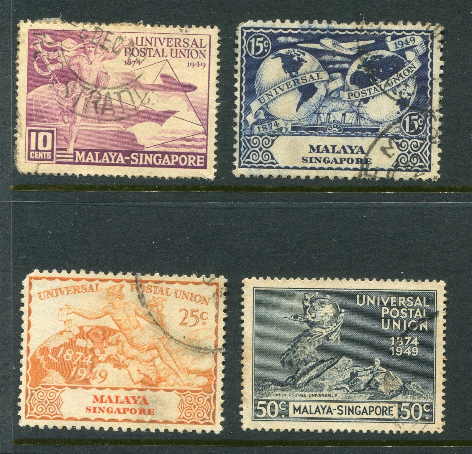 Singapore #23-26 UPU Complete Set [Used]