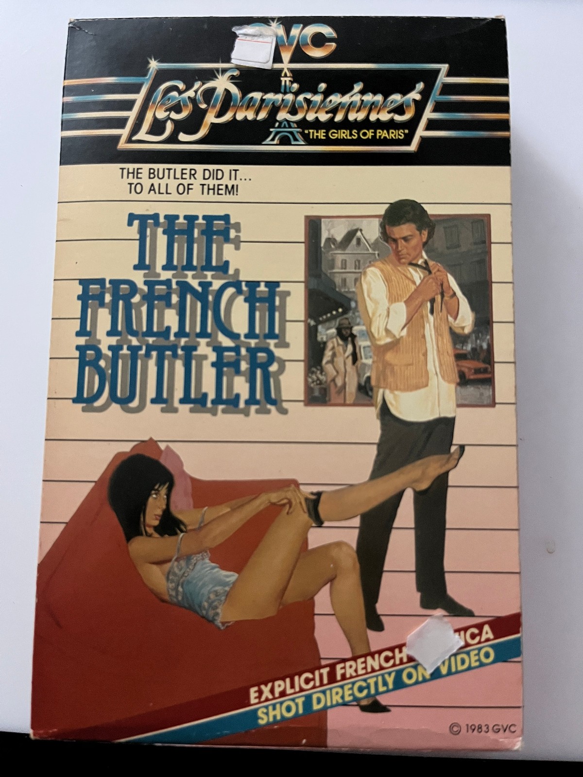 1983 The French Butler GVC Beta Betamax VHS - RARE