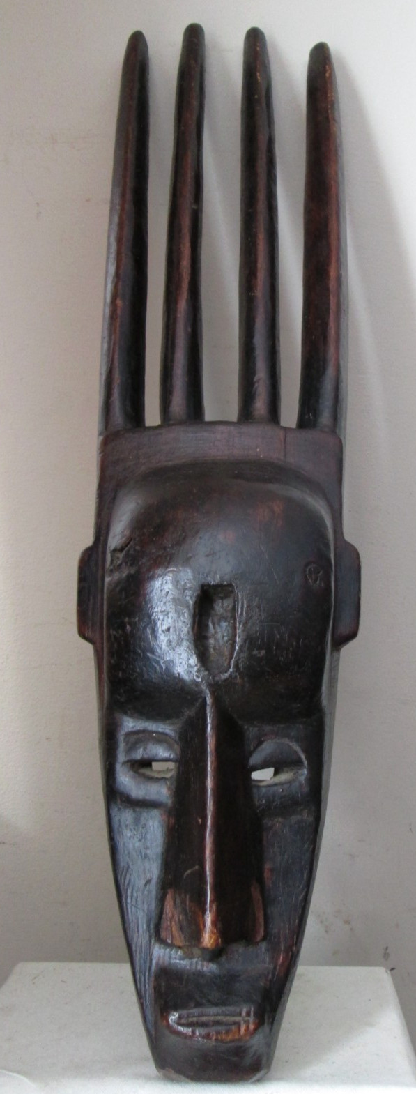 Antique old 19th century Mamana MALI NTOMO Tribe Wood ceremonial African MASK