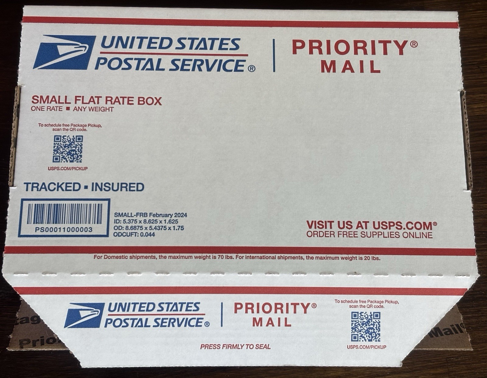 UPGRADE TO USPS PRIORITY SHIPPING