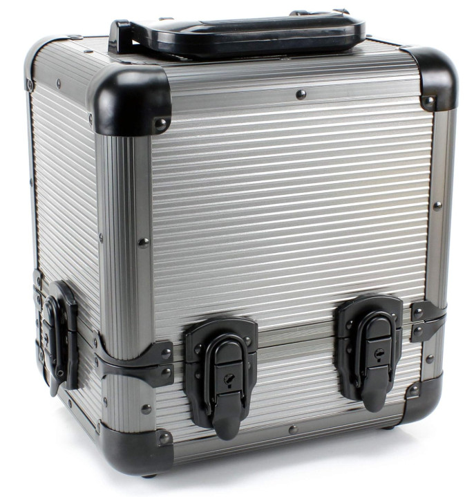 1000pc Deluxe Poker Chip Case Carrier Gray - Ultimate Poker Chip Carrier Storage