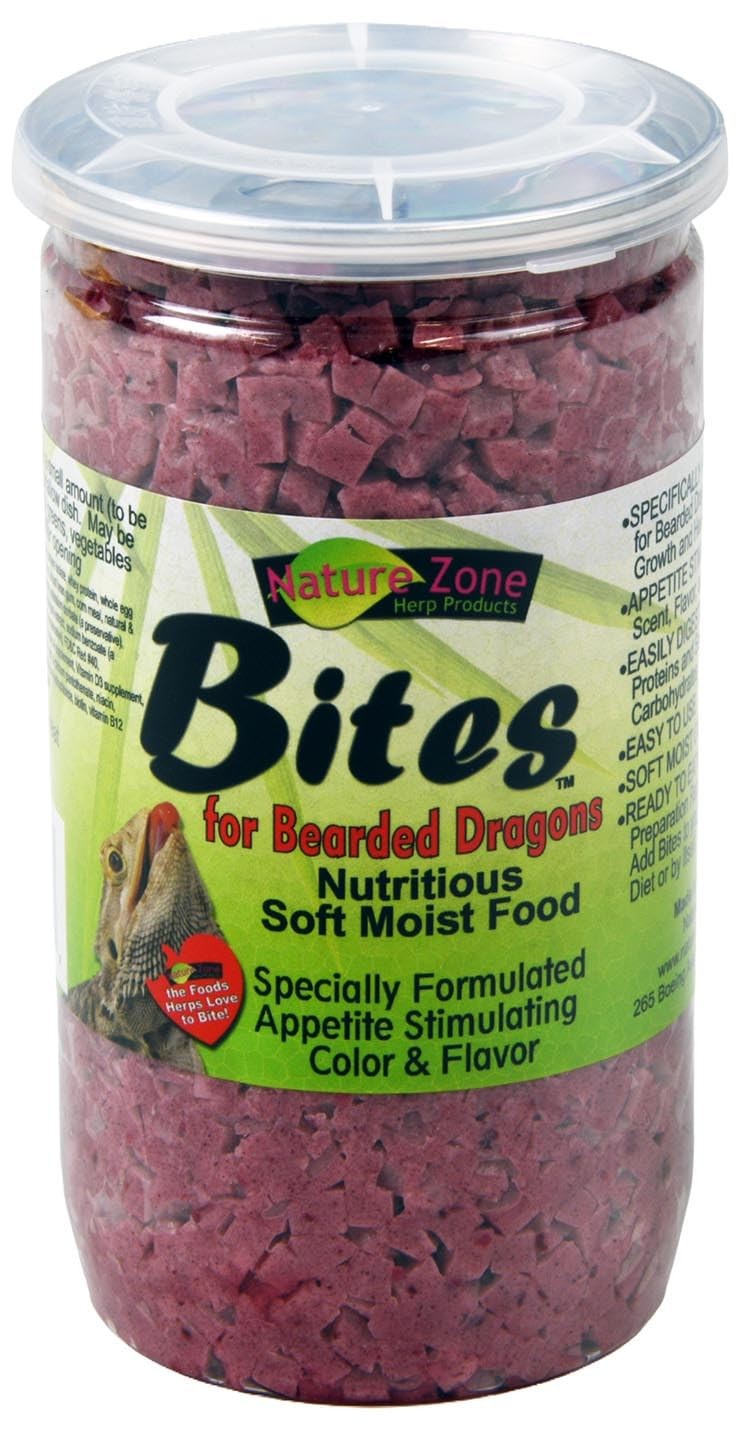 Nature Zone Bites For Bearded Dragons, Soft Moist Food, 1.5 Pound (Pack of 1) 