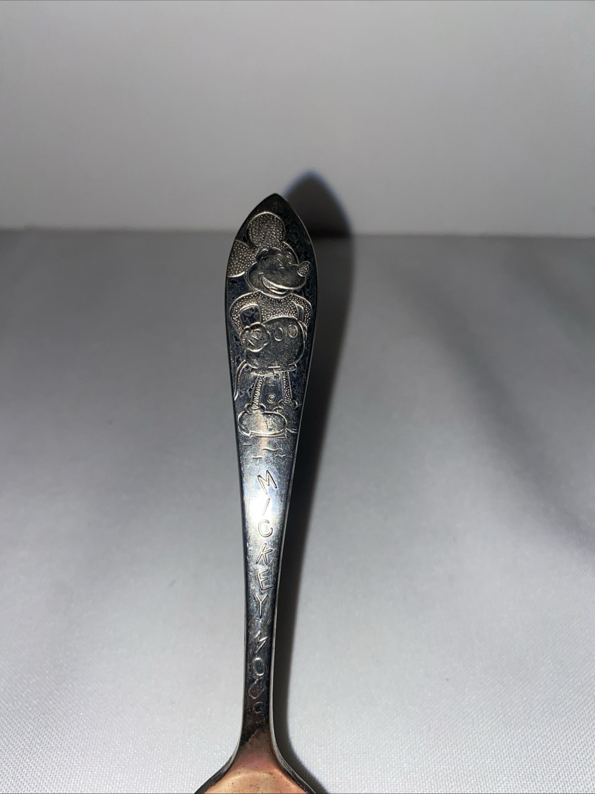 Mickey Mouse Spoon 1930s Walt Disney Branford Silverplate Child’s Spoon 5.5"