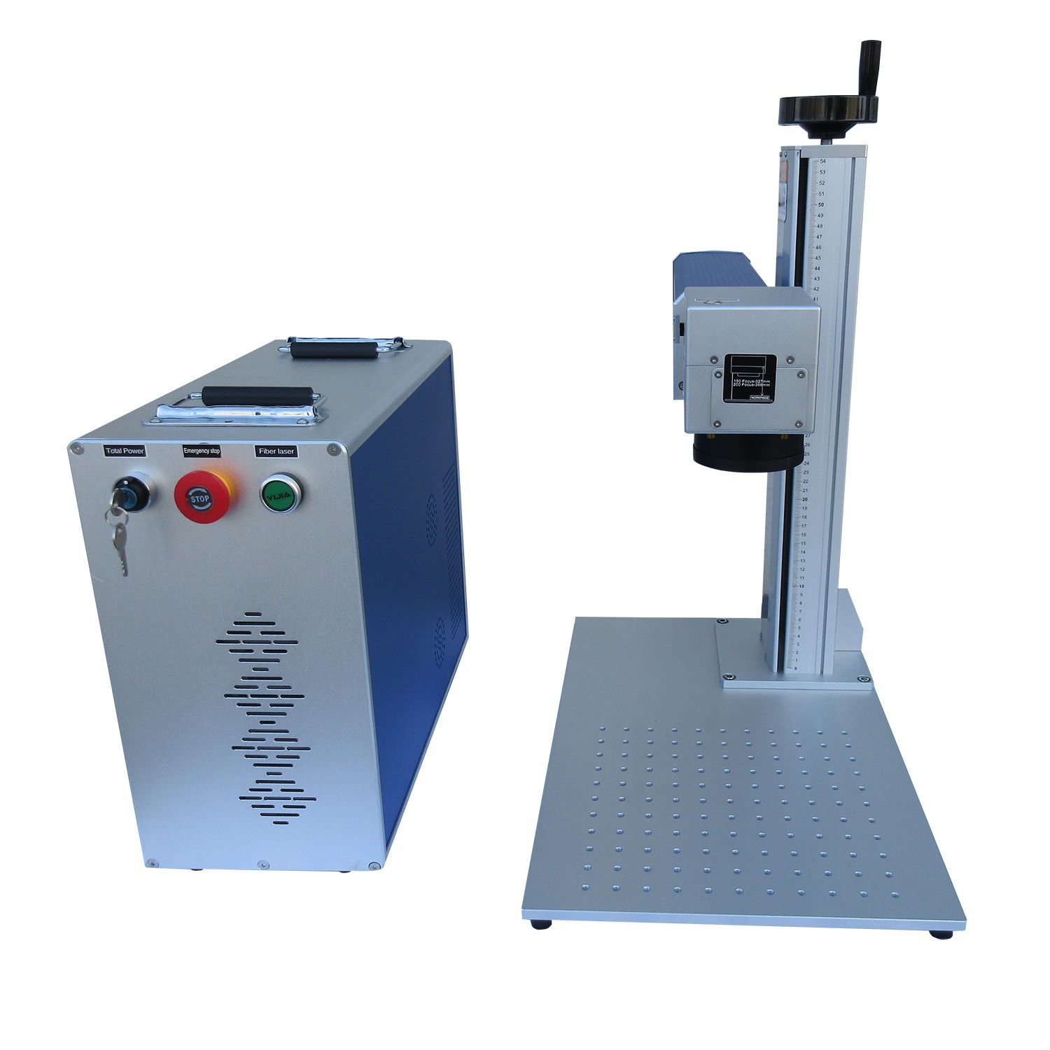 30W Pipe Valves Laser Marker Pipe Valves Laser Engraver Etching Machine 30W