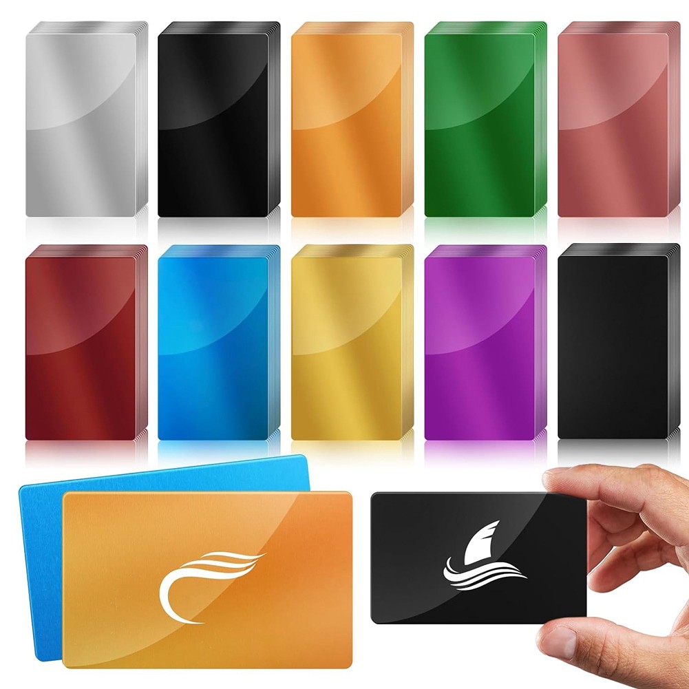 Metal Engraving Blanks  Aluminum Sheet  Engraving Business Card4489