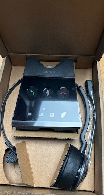 Jabra Engage 65 SE 9653-553-125 Wireless Headset Noise-Cancelling Built-In Mic