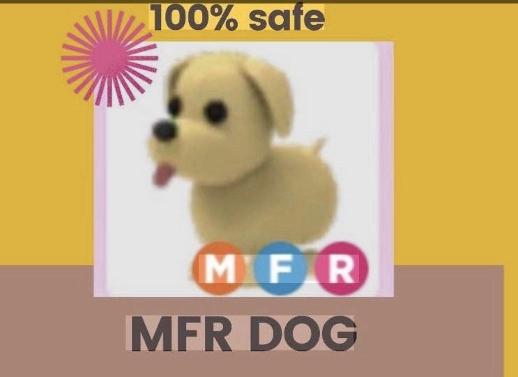 MFR Dog 100% Safe Collectible Adopt Me (Fast delivery!)