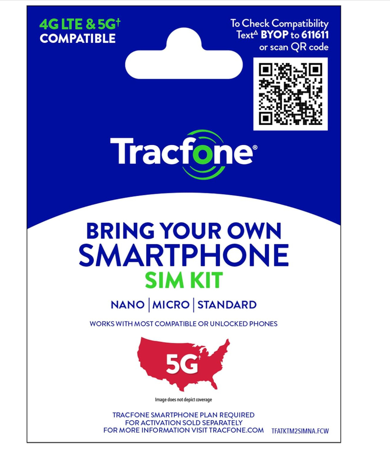 Bring Your Own Phone Prepaid SIM Kit | 3-In-1 CDMA/GSM Sim Cards