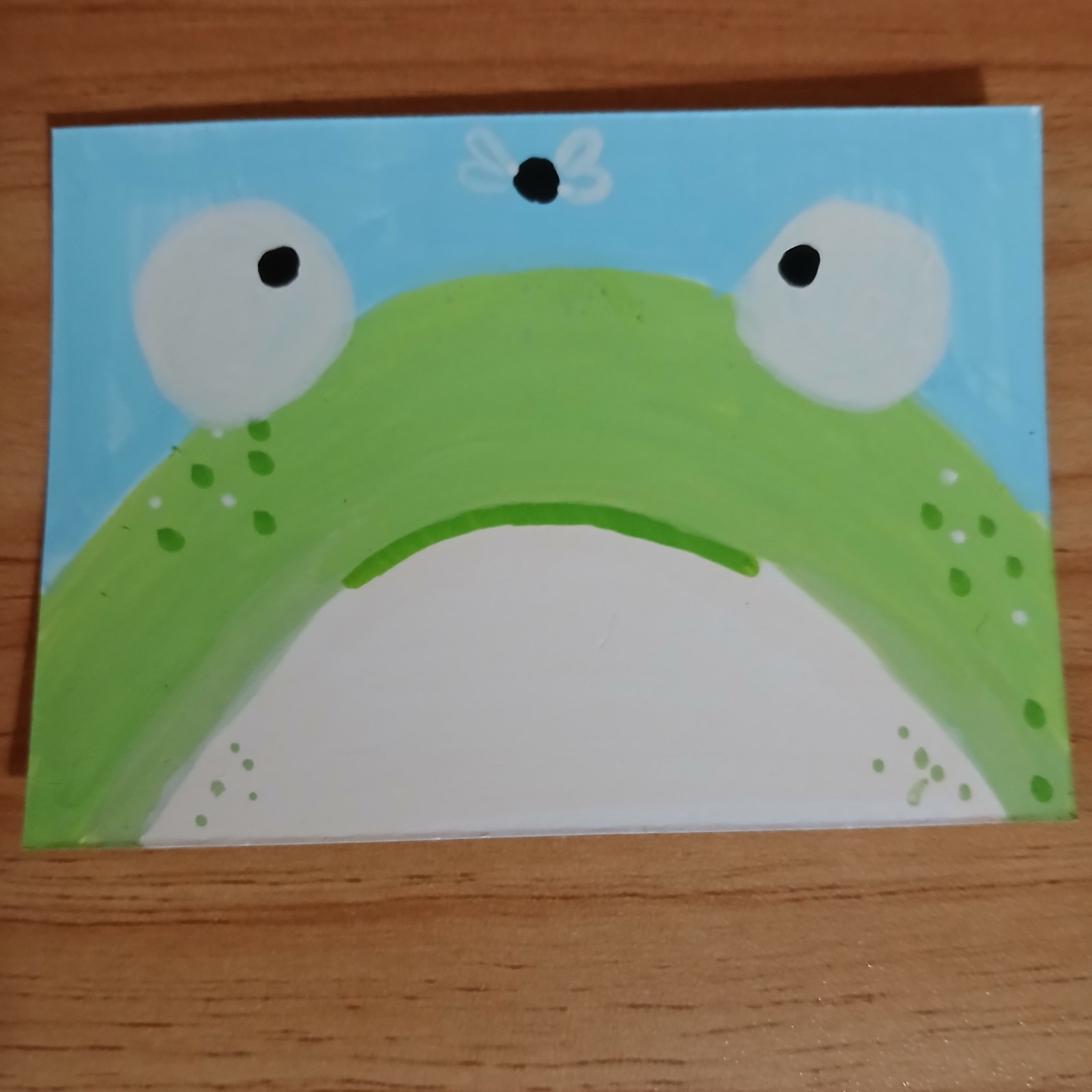 ACEO Original Frog Art