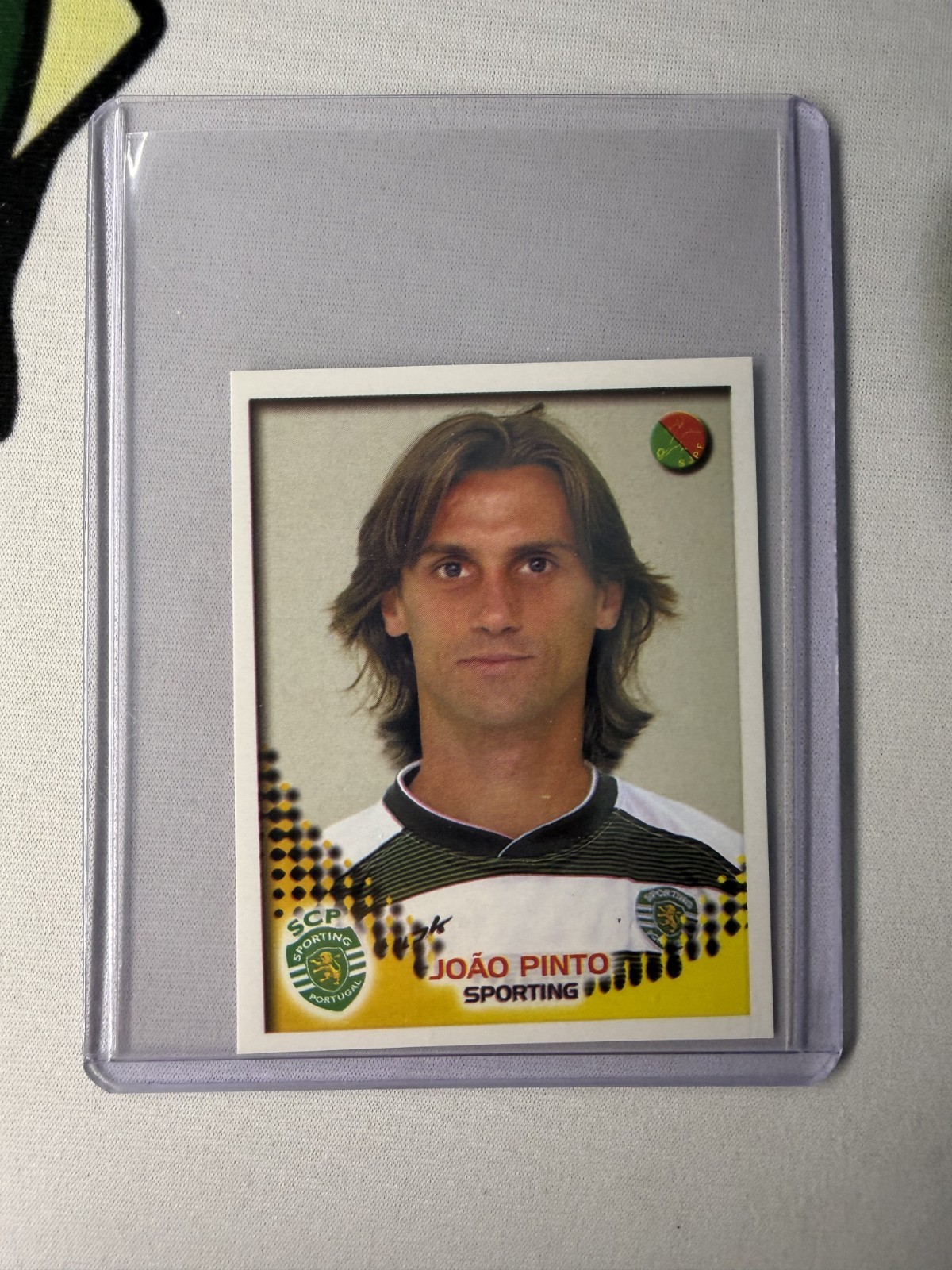 2002-03 Panini Futebol Soccer Joao Pinto Portugal Sticker 