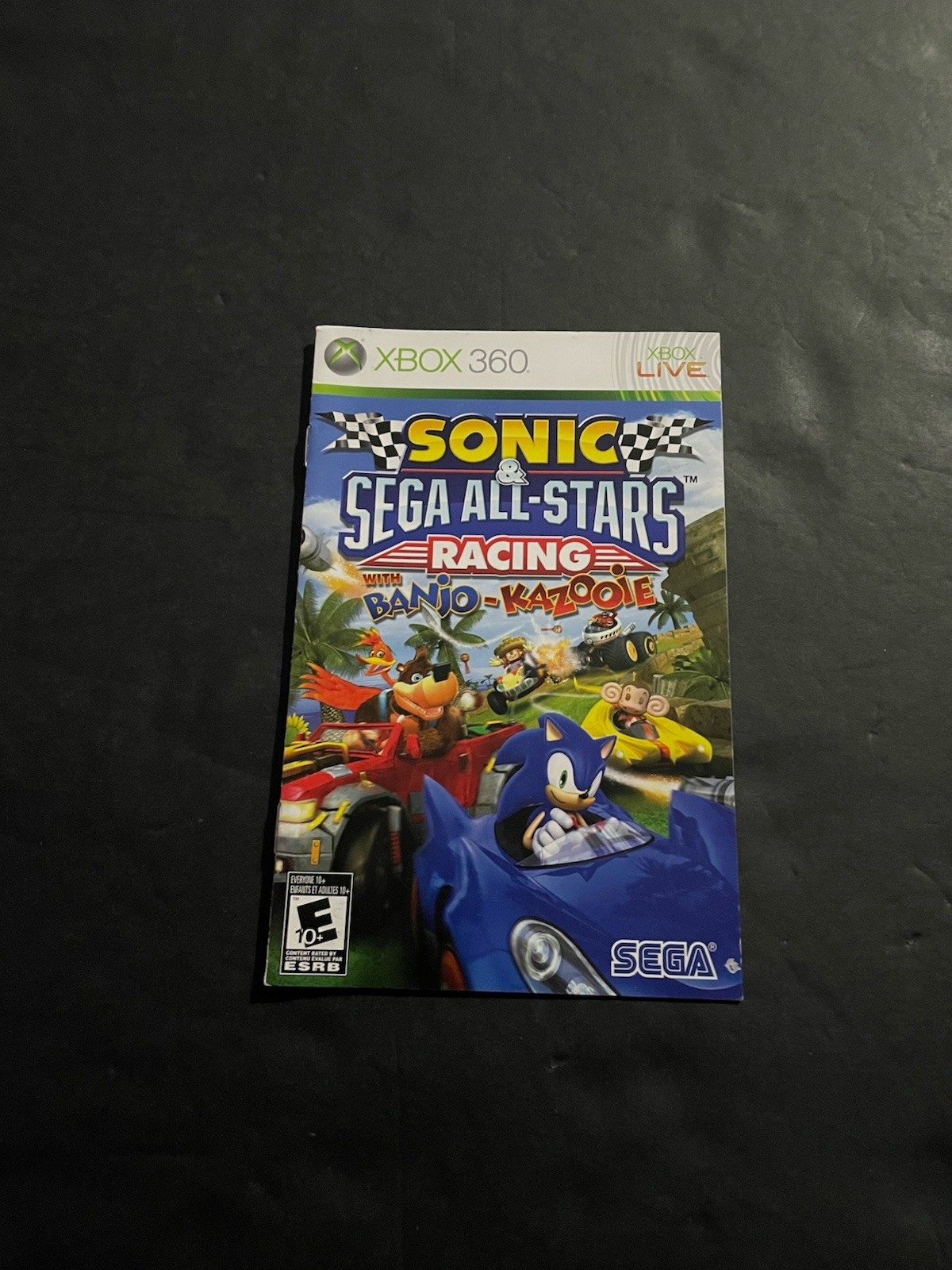 sonic and sega all stars racing xbox 360 Manual Only