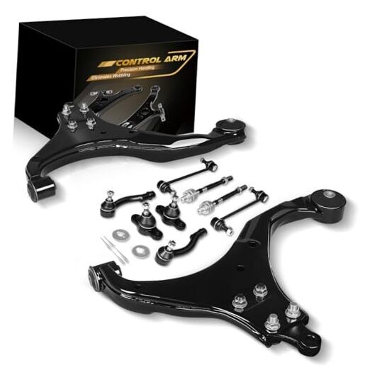  10Pcs Lower Control Arms Lower Sway Bar Link, Lower Ball Joint, Inner & Outer 