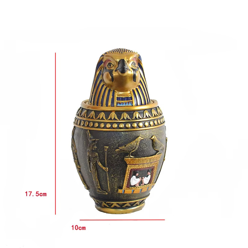 Pet Urns Pet Dog Cat Birds Human Cremation Ashes Urn Egypt Sacrifice Decoration 