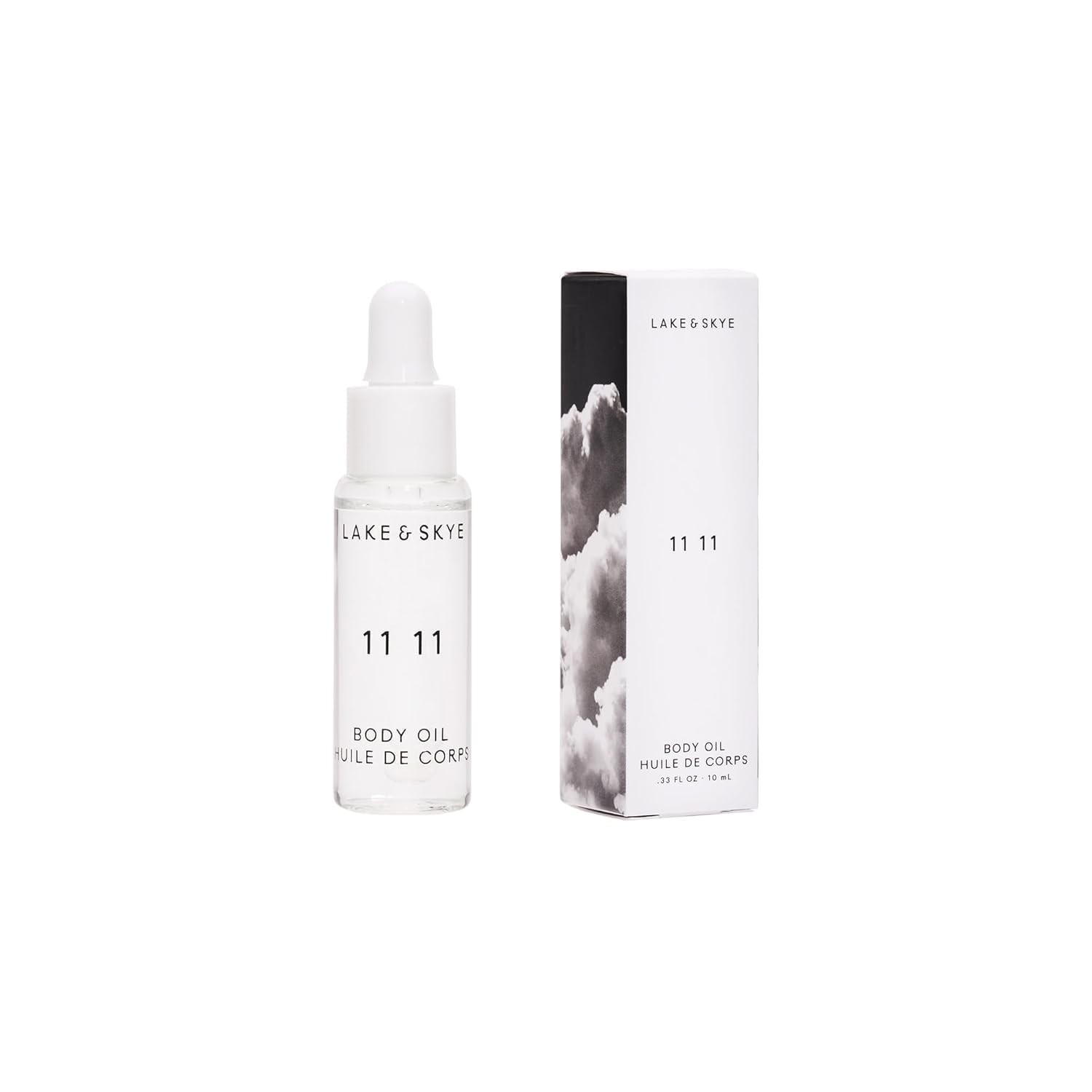 Lake & Skye 11 11 Body Oil Mini - Hydrating 0.34 Fl Oz (Pack of 1), white 
