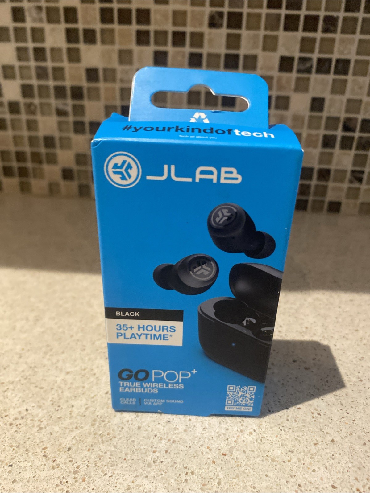 JLab - GO Air POP True Wireless In-Ear Headphones - Black