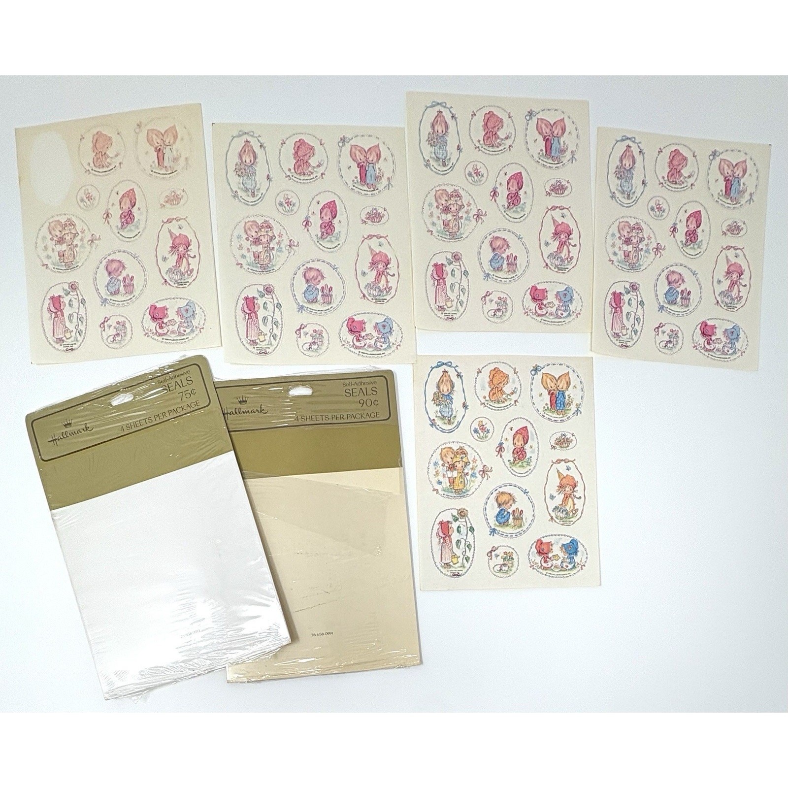 Vintage Hallmark Betsey Clark Stickers 59 Stickers 60s 70s Copyrights SOME FADED