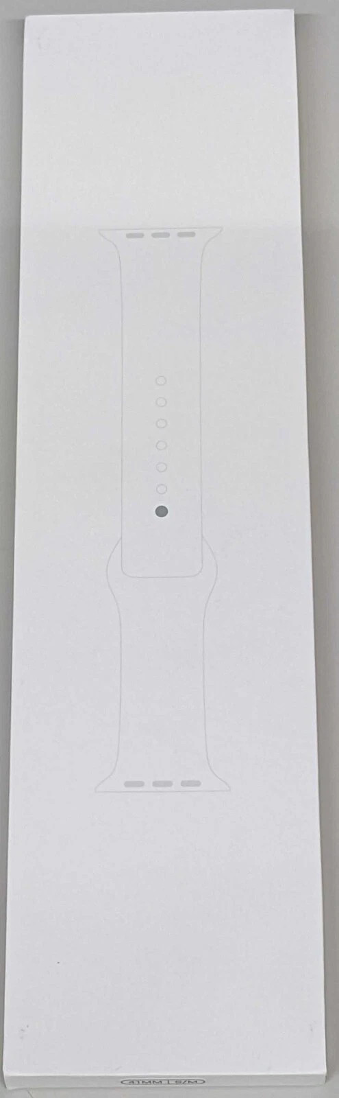 Overstock Genuine Apple Watch Band Sport Band (41mm)White S/M (Fits 130mm–180mm)