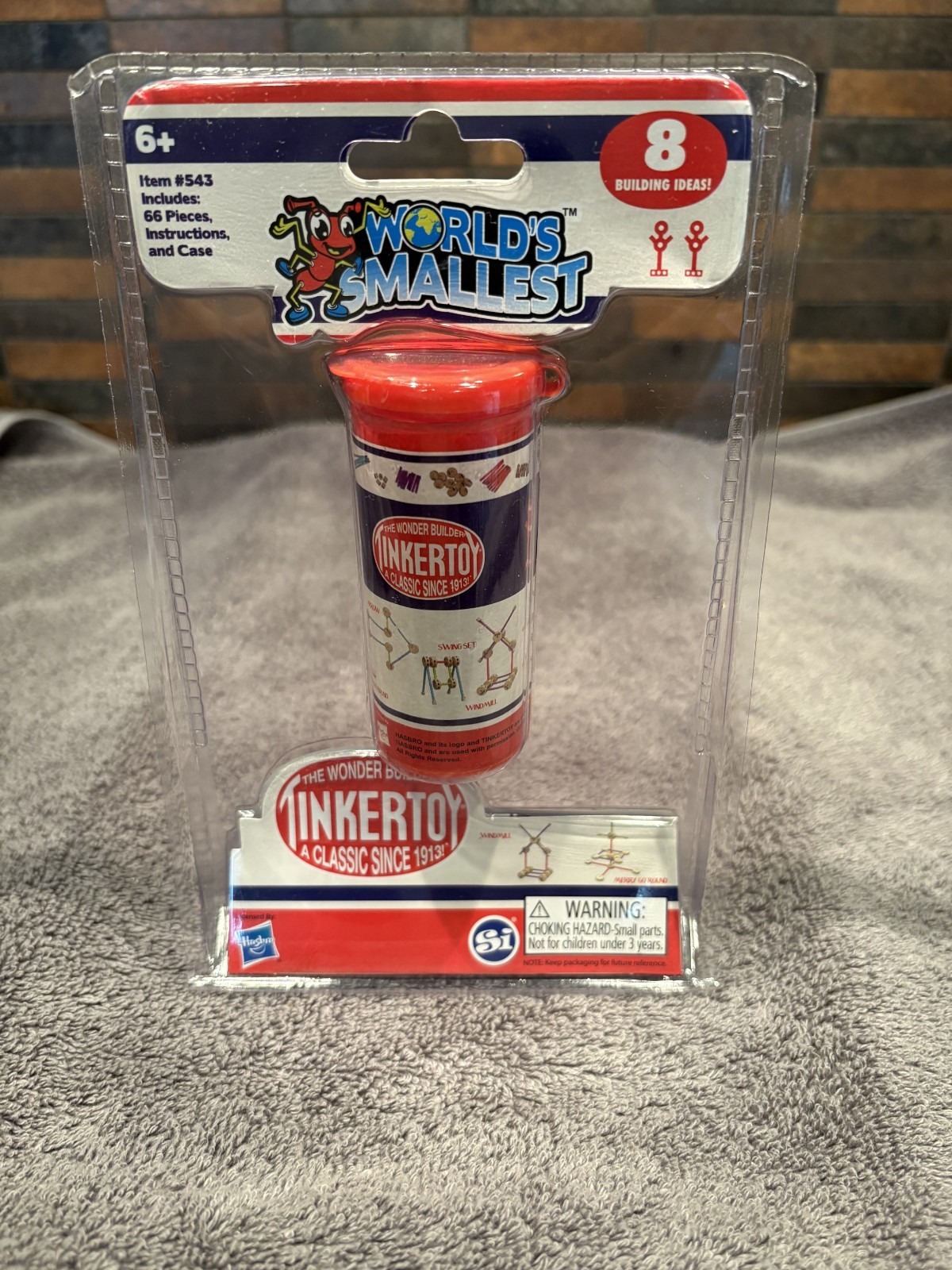 World's Smallest TINKER TOYS Construction Set Miniature Toy 2018