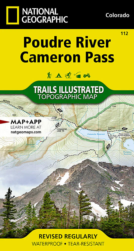 Poudre River, Cameron Pass: Map #112