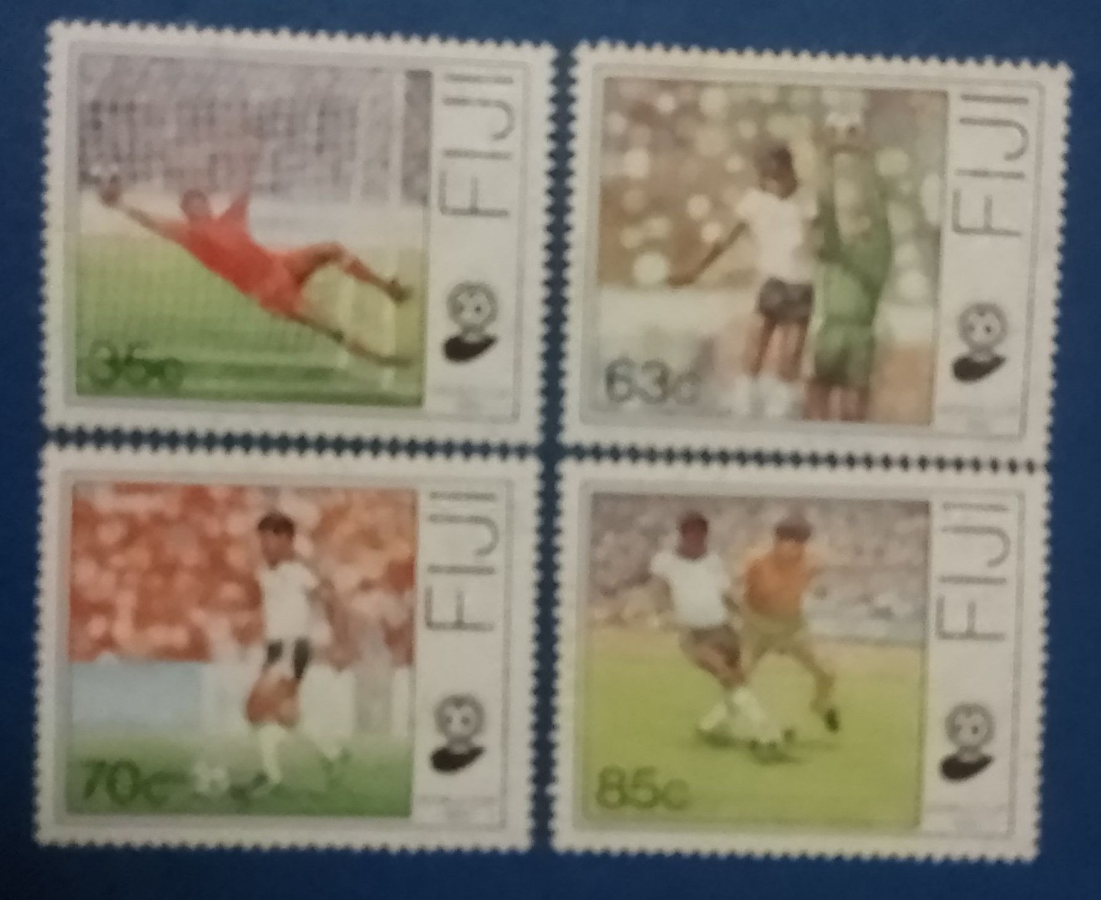 Fiji 1989. World Cup Of Football. Mint Unhinged.