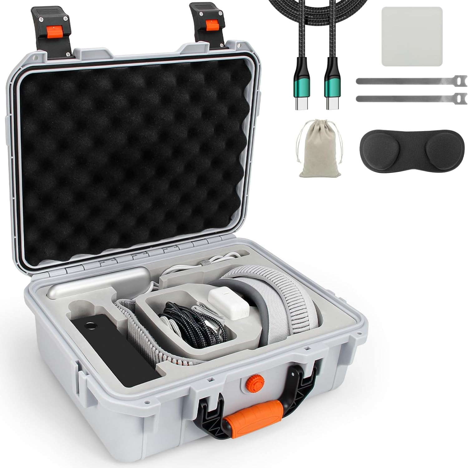 Hard Case for Apple Vision Pro,Perfect for Storing Vision Pro and Battery at Hom