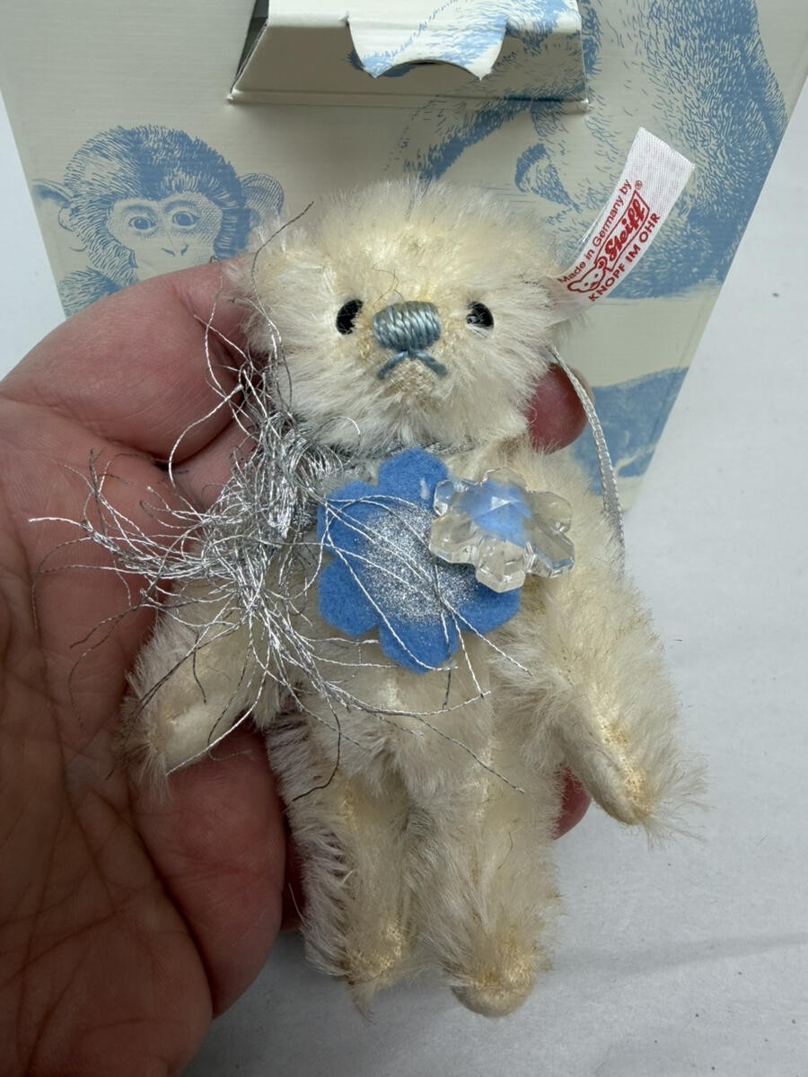 STEIFF TEDDY BEAR SNOWFLAKE ORNAMENT 035982