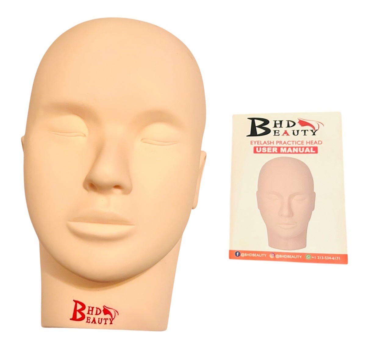 Reusable Lash Practice Head - Perfect for Makeup, Facial Massage & Painting