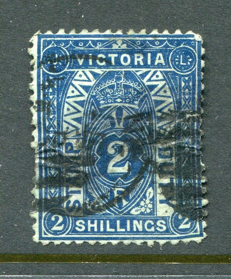 Victoria #AR37 Stamp Duty 2 Sh. [Used] Thin 