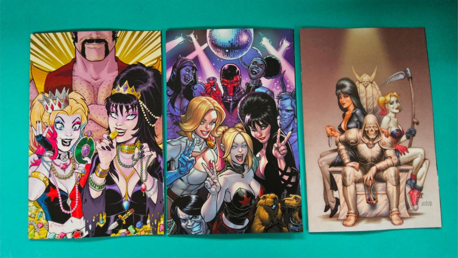 3x 2026 HARLEY QUINN x ELVIRA # 5 ~ 1:15 1:20 Cover J K L ~ NEW/UNREAD Comic NM