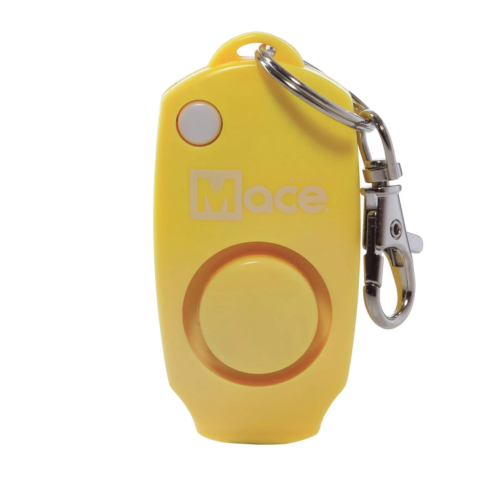 Mace Personal Alarm 3" Yellow Button-Press 130dB Key-Ring Integrated Whistle