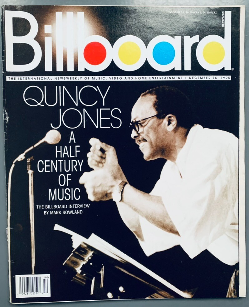 QUINCY JONES 1995 BILLBOARD MAGAZINE 50 Years TRIBUTE ISSUE