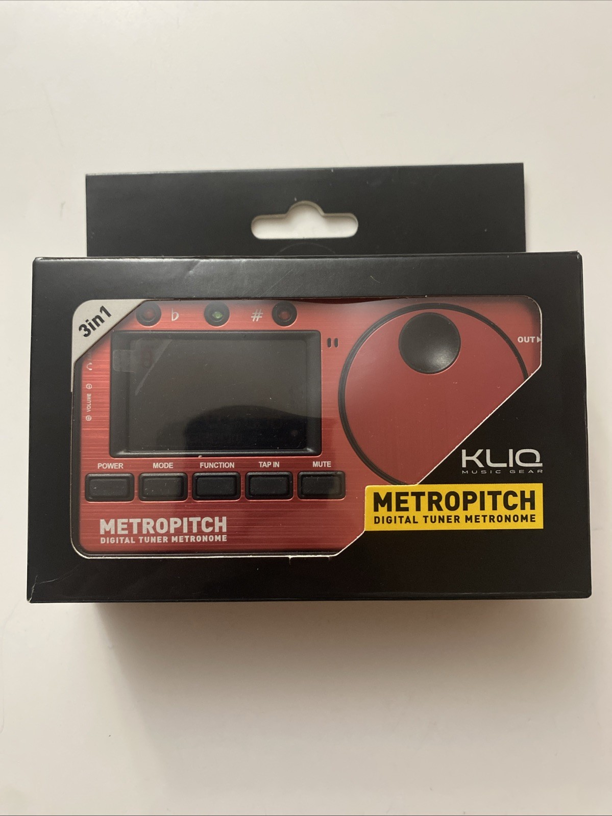 KLIQ MetroPitch Digital Tuner Metronome W/ Box and Manual