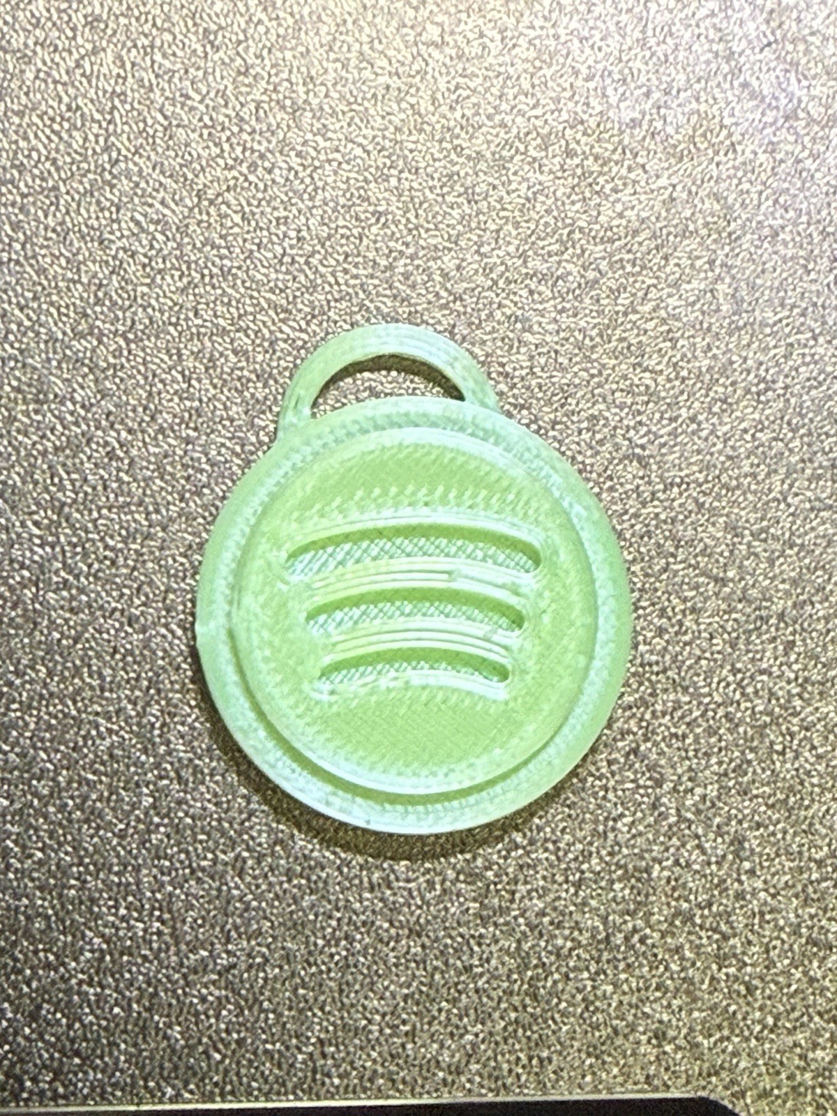 NFC Embedded Spotify Keytag 3D Printed Custom!