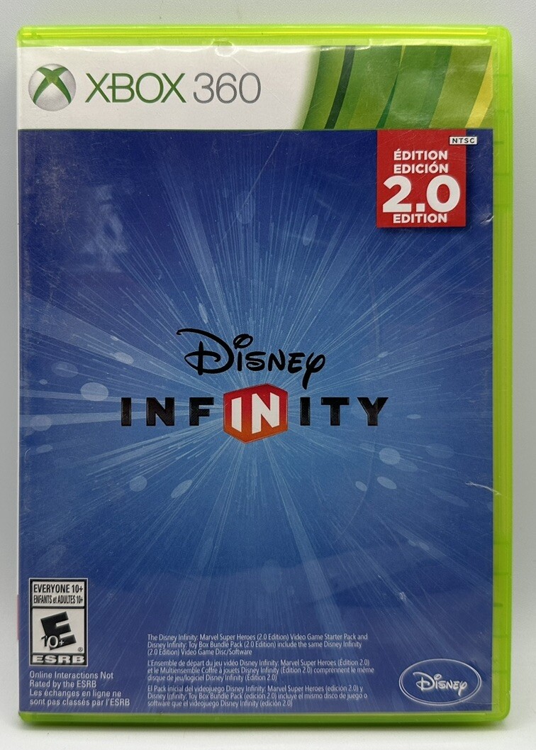 Disney Infinity Edition 2.0 Xbox 360 Rated E  Free Shipping W/Manual 2014