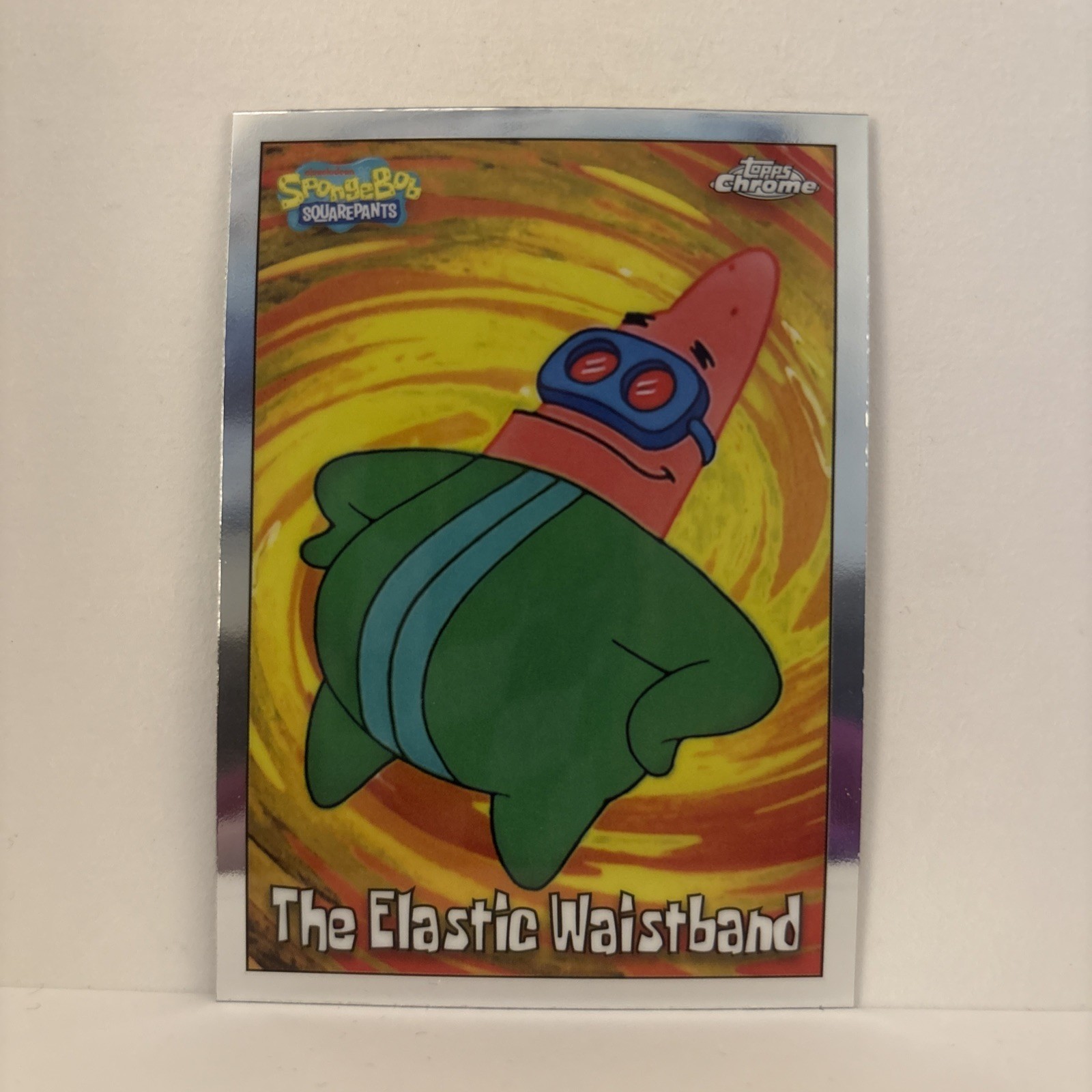 2025 Topps Chrome SpongeBob SquarePants 25th Anniversary Elastic Waistband #137