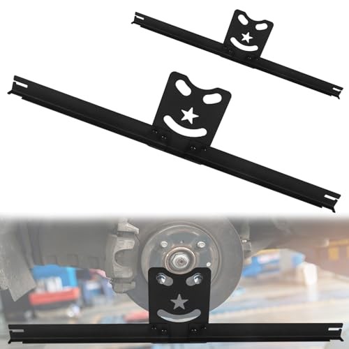  Wheel Alignment Tool Plates, Heavy Duty Toe Alignment Tool Plates, Car Black