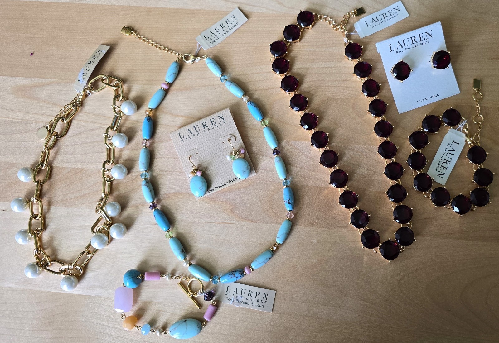 #3 Mixed Lot Lauren Ralph Lauren Jewelry NWT MSRP $384