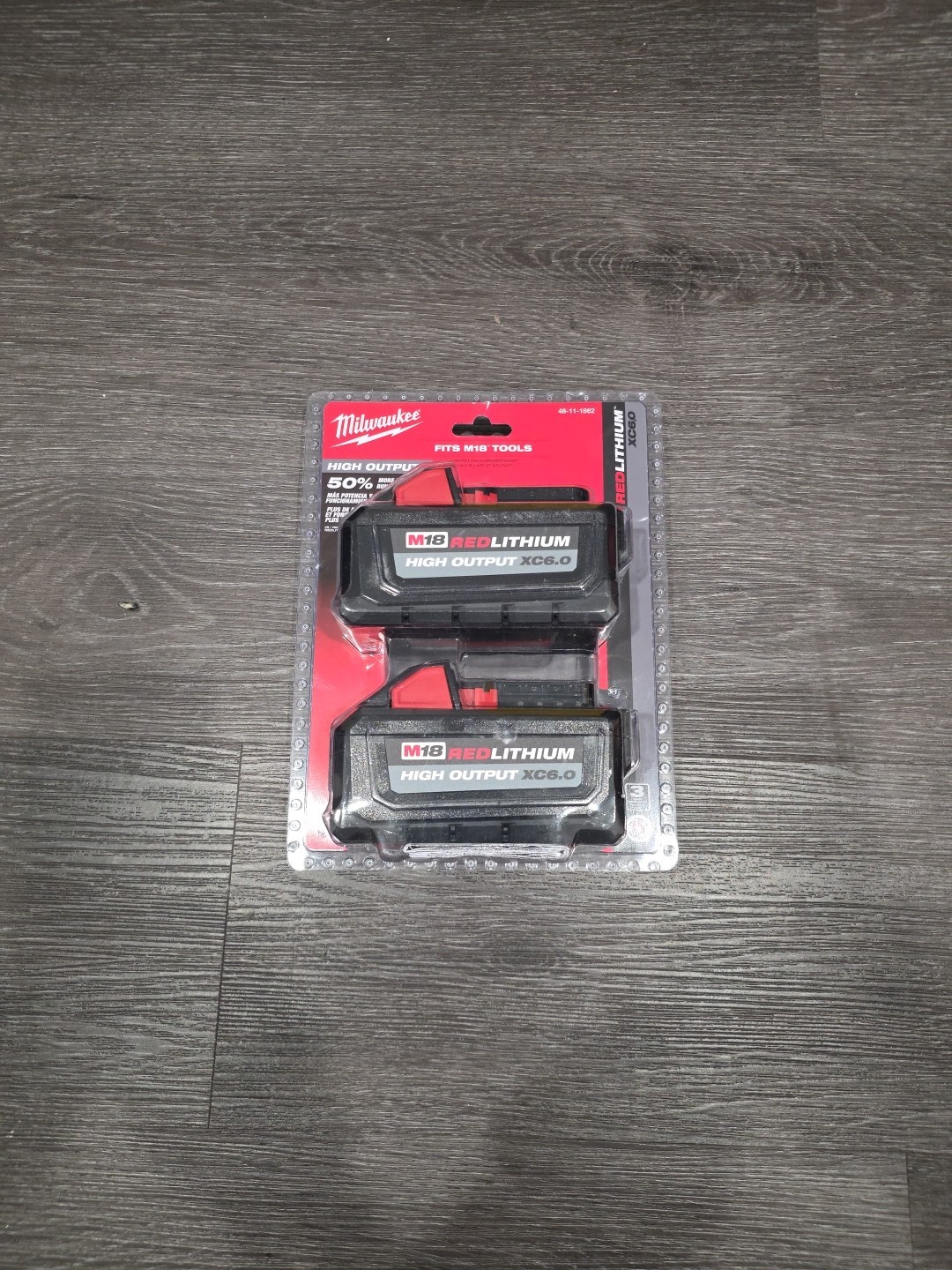 Milwaukee M18 REDLITHIUM HIGH OUTPUT XC6.0 Battery Pack (2 Pk)