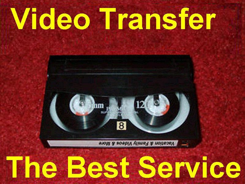 Transfer Convert Hi8 Hi-8 8mm Video8 Digital8 MiniDV VHS-C to MP4 USB SDCARD