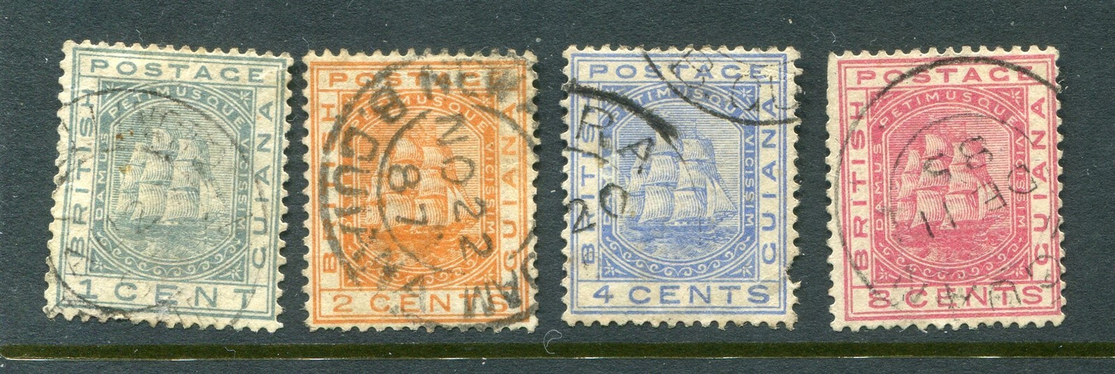 British Guiana #107-111 No 110 Seal of Colony Short Set [Used]