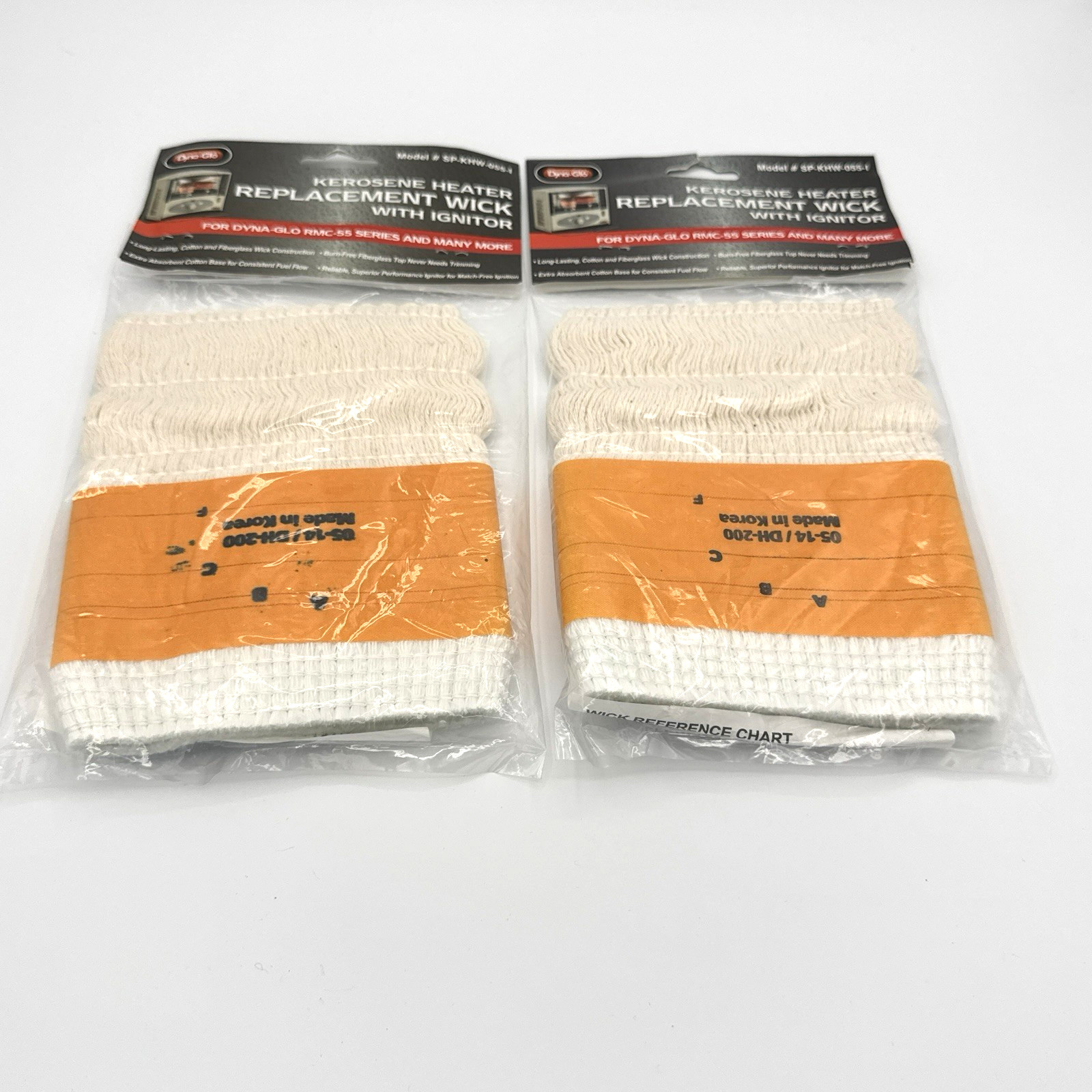 Dyna-Glo Kerosene Heater Replacement Wick SP KHW 055J Lot of 2 New In Package