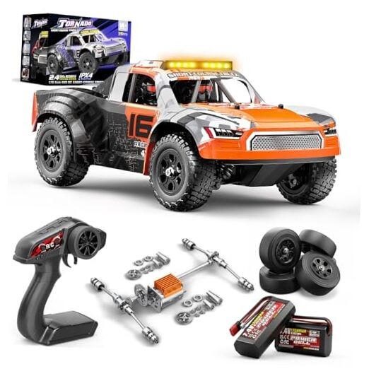 1:16 Beginner RC Cars,4WD Drift All Terrain Remote Control Car Short Course RC 