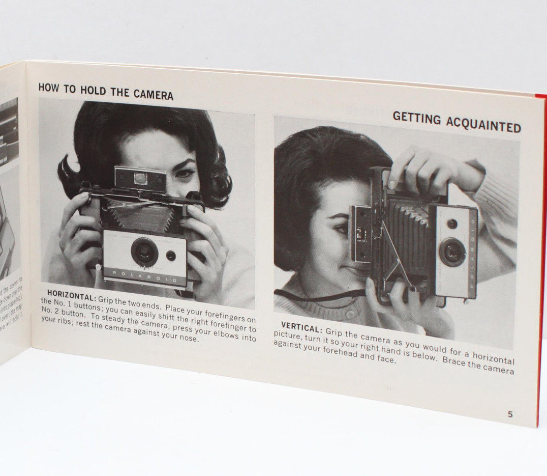 Vintage Polaroid 103 Instant Film Land Camera Manual Instructions Guide 1966