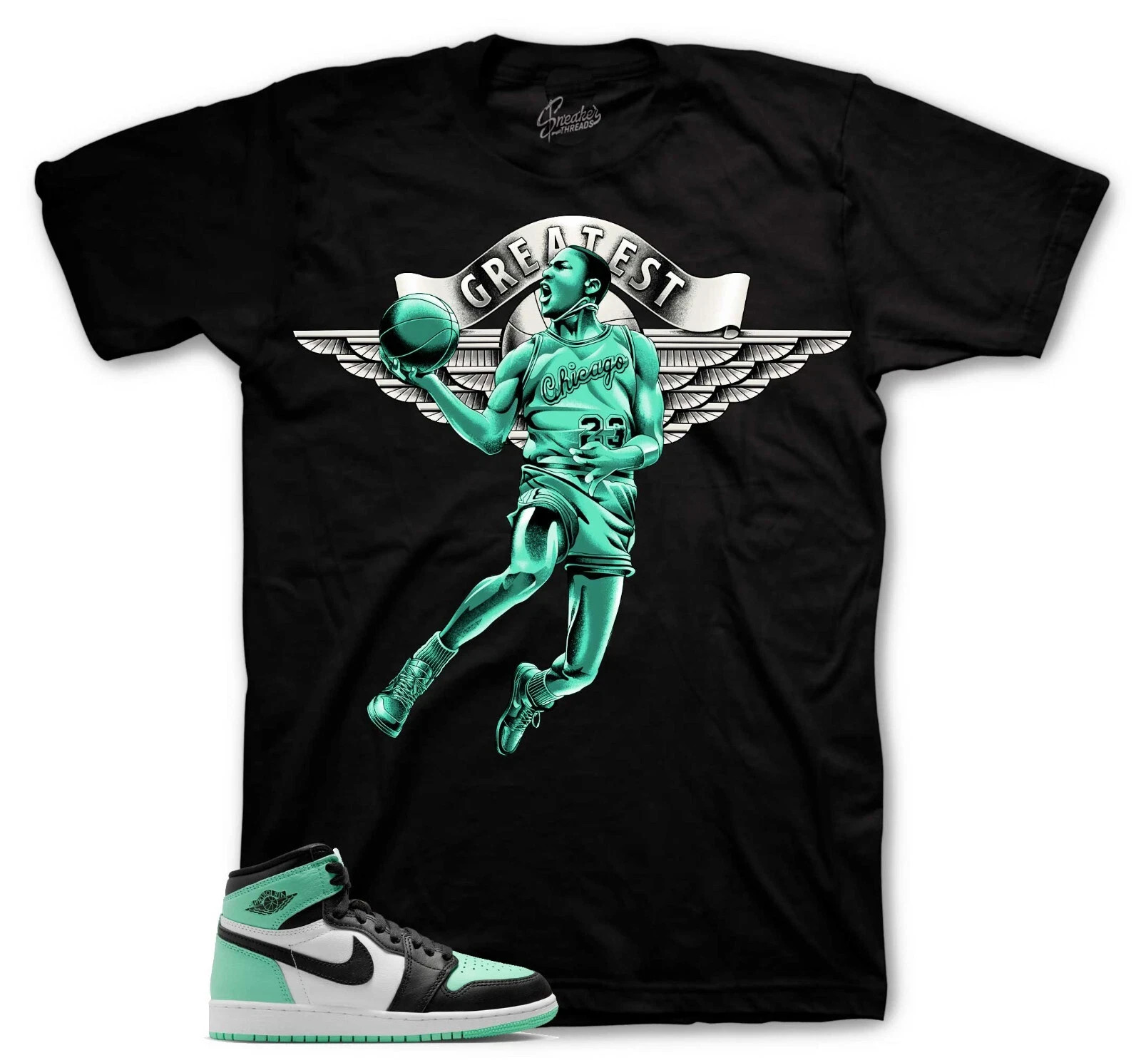 Shirts To Match JD1 Green Glow Sneakers - Greatest Sneaker Tees