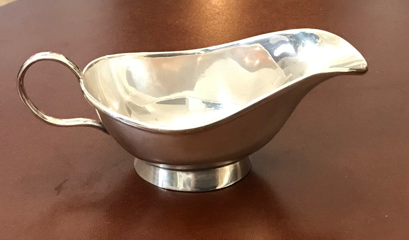 Antique Heavy Silverplated Sauce Boat..from England
