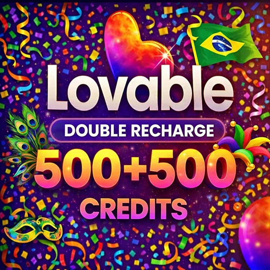 500 Lovable Credits (+500 Bonus)
