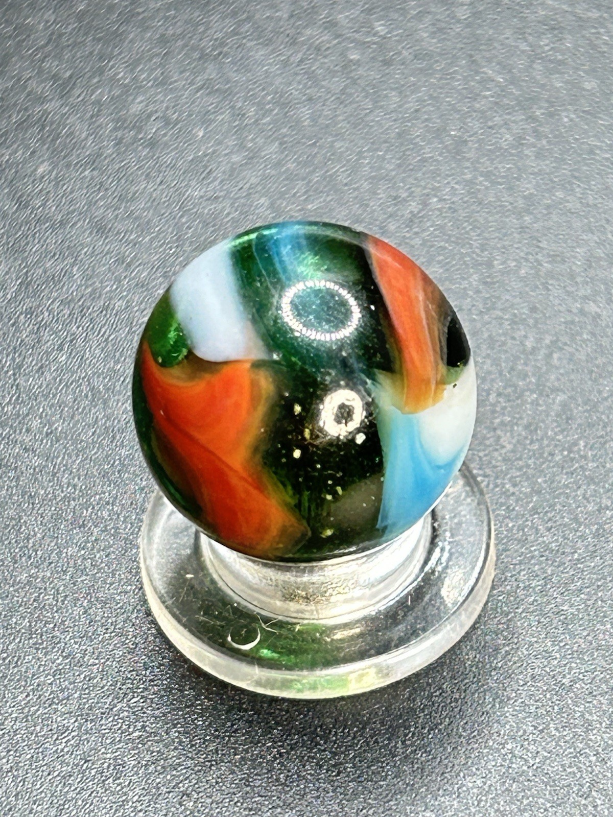 Classic Red White & Blue Peltier MCS Marble 0.709”