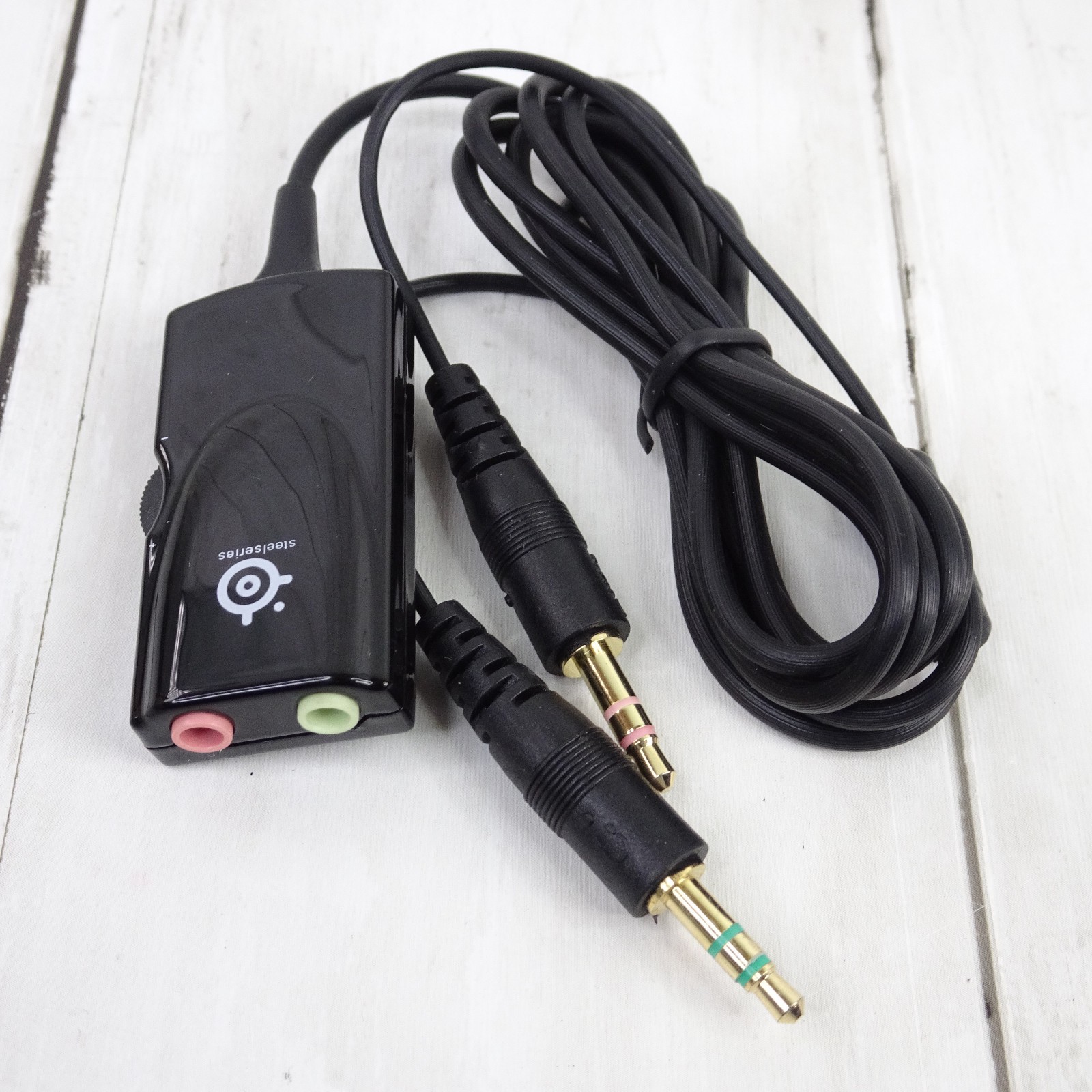 SteelSeries Siberia Gaming Headset Black Extension Cable with Volume Control