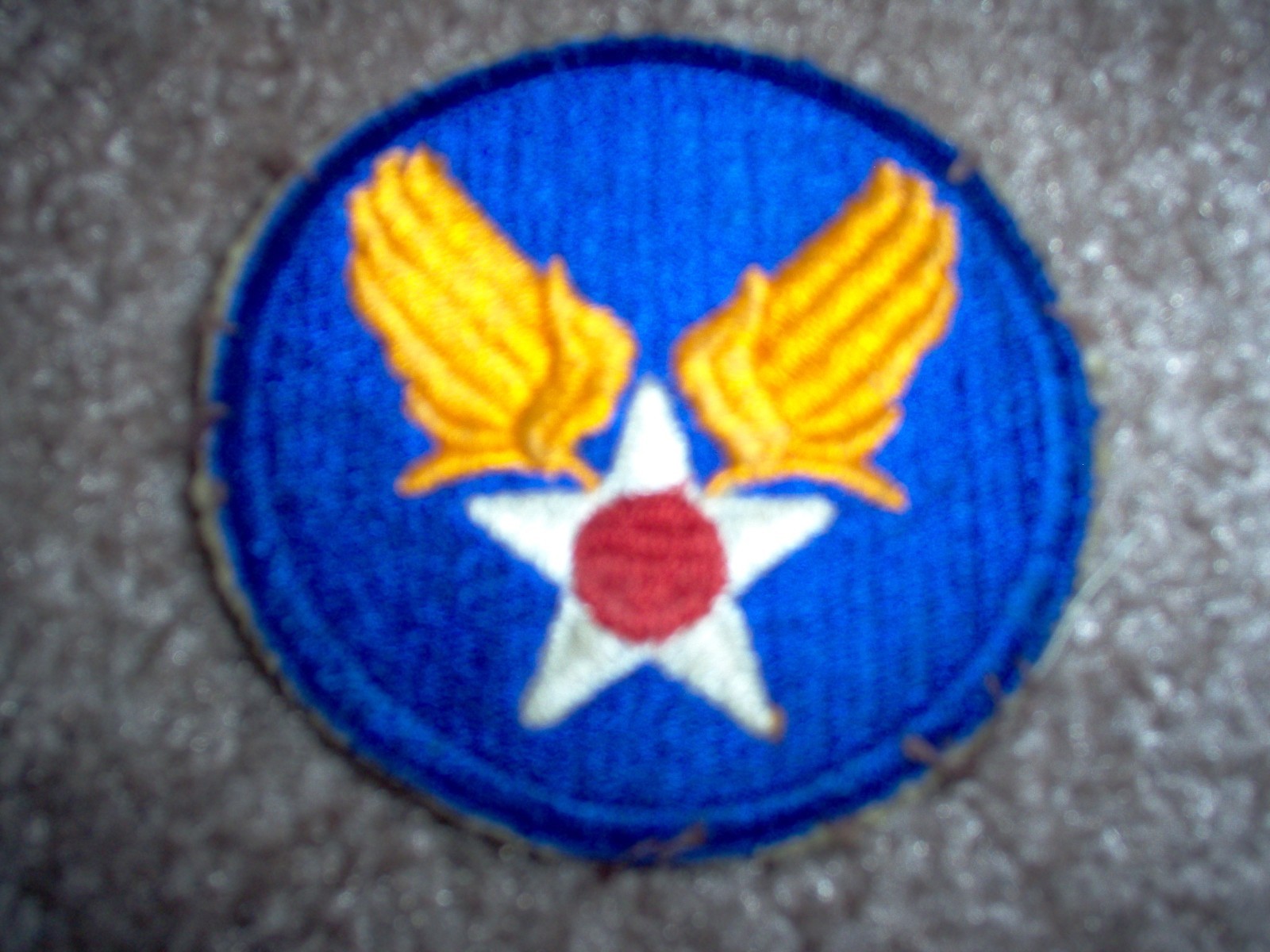 WWII US Army Air Force USAAF patch cut edge